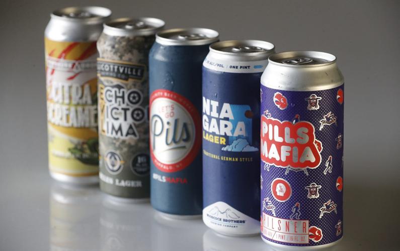 Buffalo Bills Themed Beer Cans