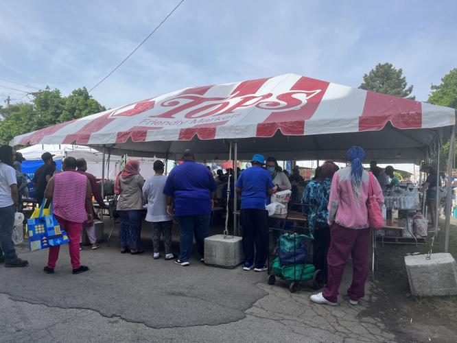 East Side food distribution site