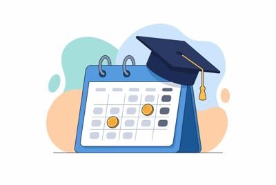 Student loan calendar
