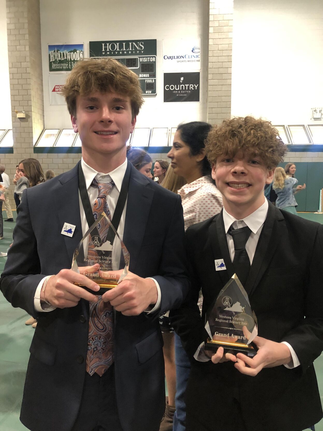 Will Henderson (left) and Chase Noel