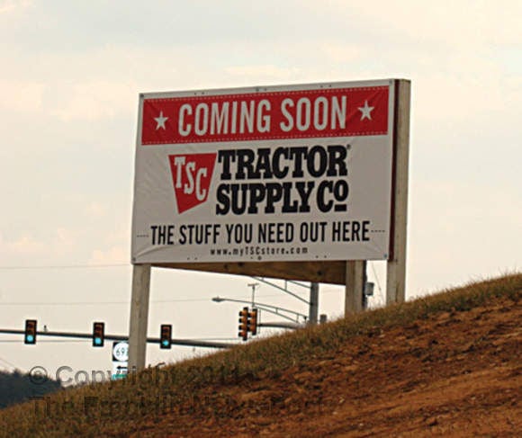 Tractor Supply Co. building store in Franklin County