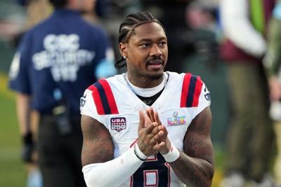 New England Patriots wide receiver Stefon Diggs