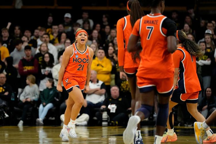 NCAA Virginia Iowa Basketball