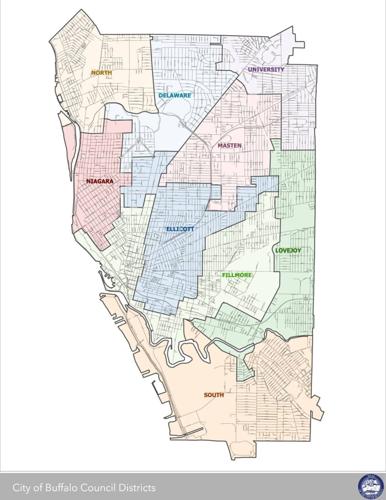 proposed new Buffalo council districts
