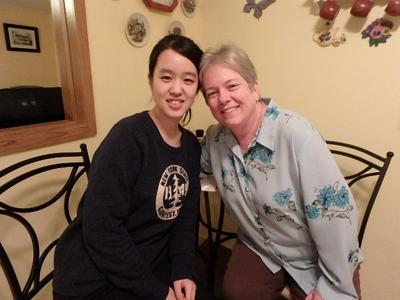 Nono Sueoka and Cindy Belanger