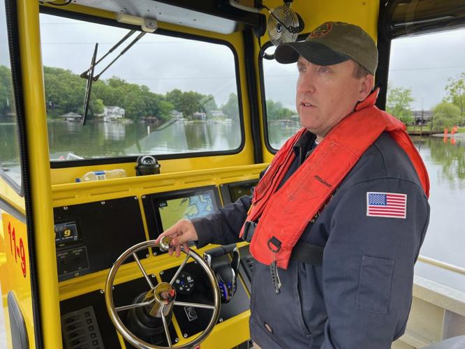 SML Marine Volunteer Fire Department Chief Todd Ohlerich