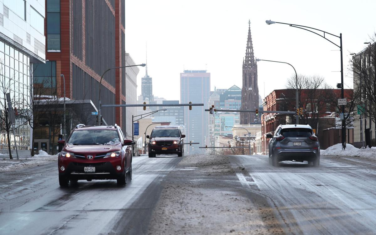 Cars Driving After Massive Blizzard (copy)