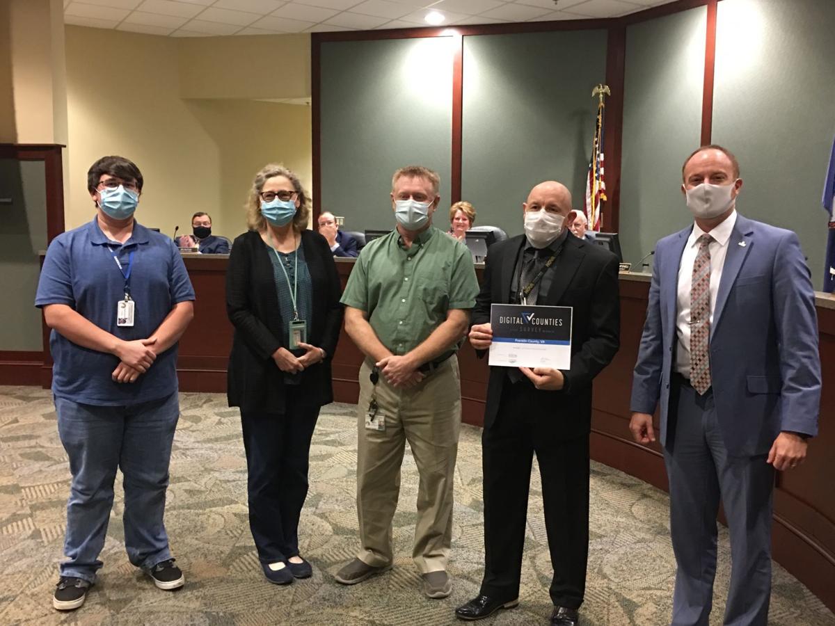 Chris Whitlow and the Franklin County IT staff