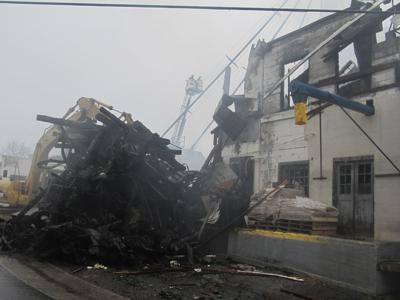 Fire destroys historic mill in Rocky Mount