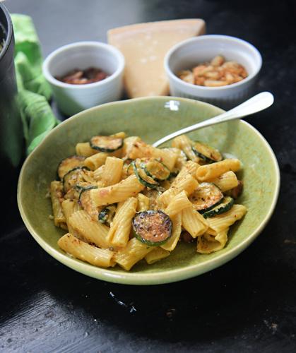 Zucchini carbonara is a summer dish that comes together in less than a half hour.