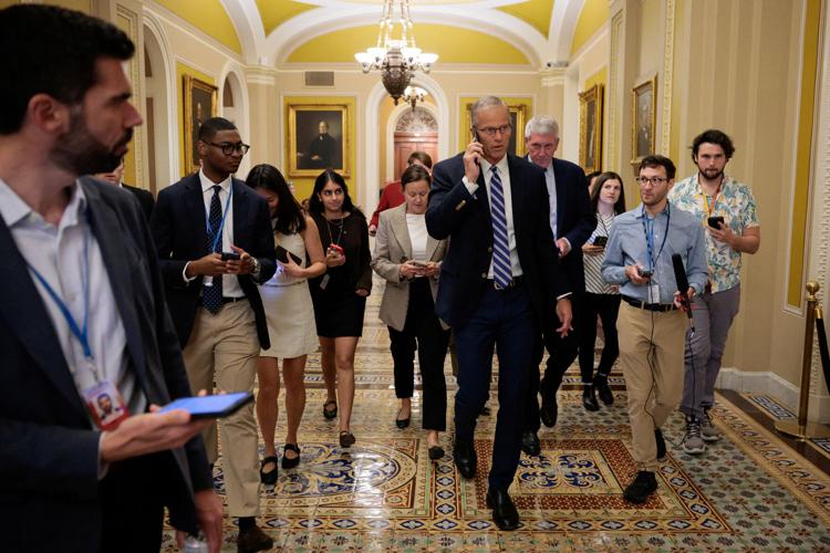 Senate votes on Capitol Hill in Washington, D.C.
