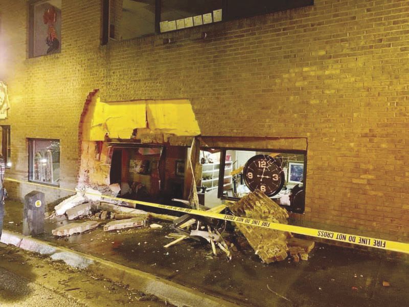 Vehicle crashes into Rocky Mount building News