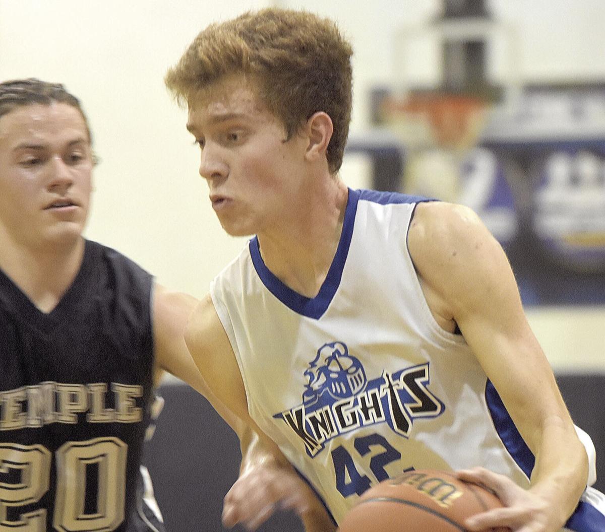 First-half play enables Knights to square record