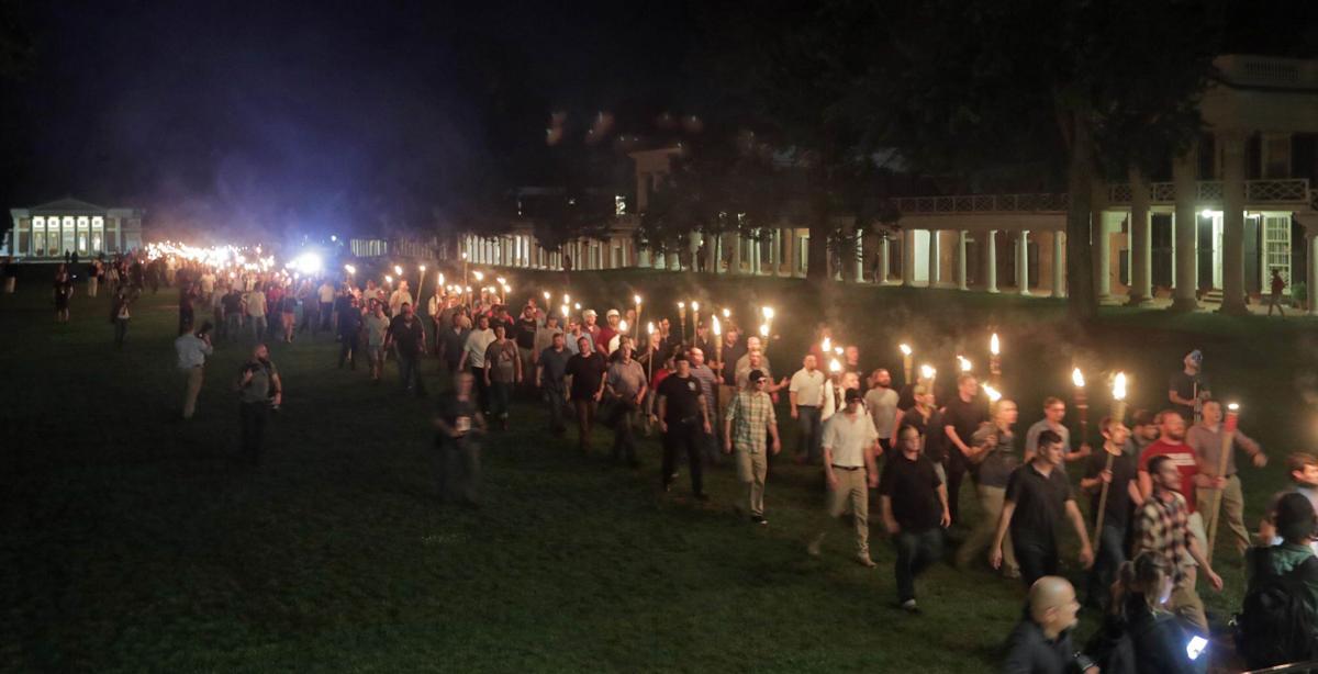 White supremacists march on UVa Lawn (copy)