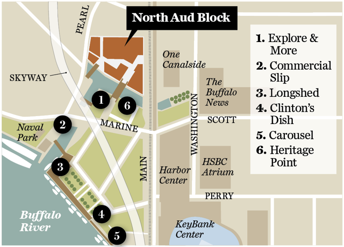 Canalside map