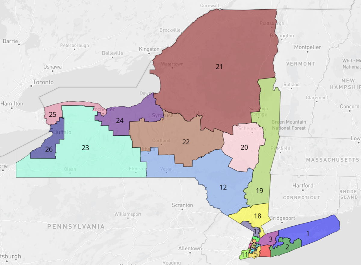 Wasserman redistricting map