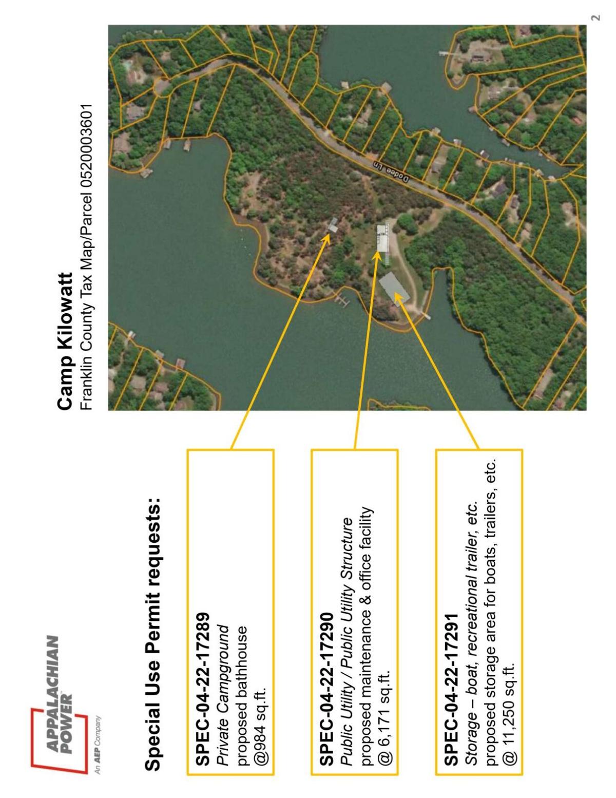 Special use permit request map