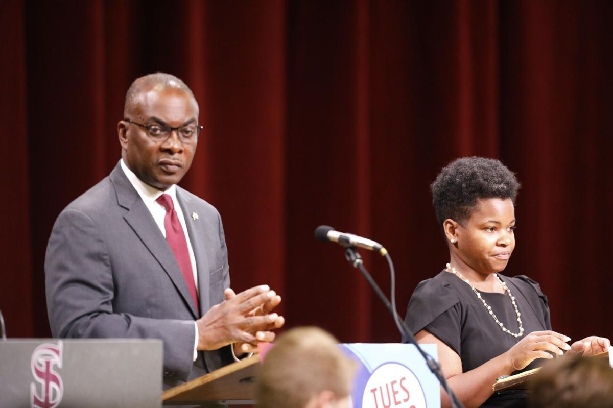 Brown Walton debate at St. Joseph's Collegiate Institute