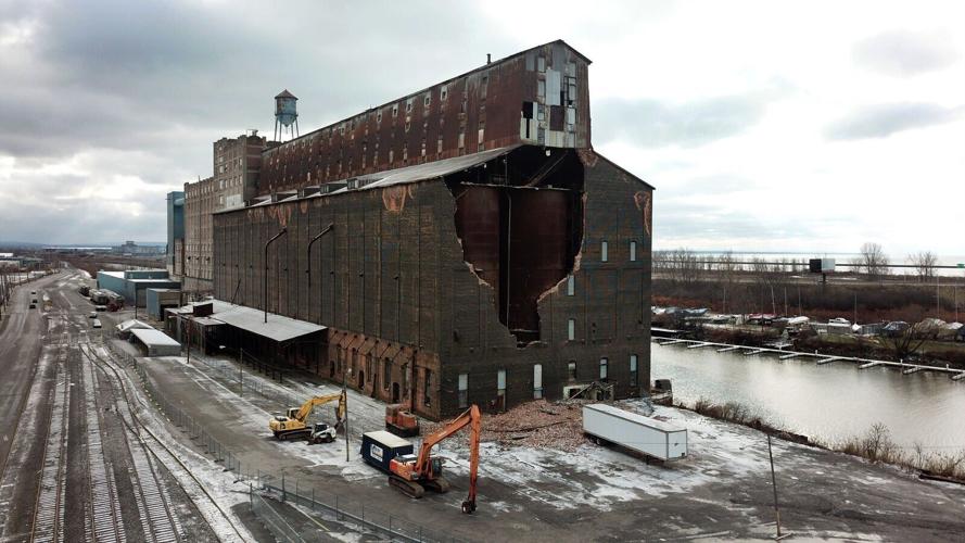 Damaged Great Northern Grain Elevator