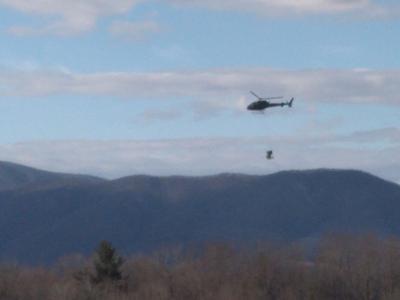 With construction slowed, MVP continues erosion control from the air