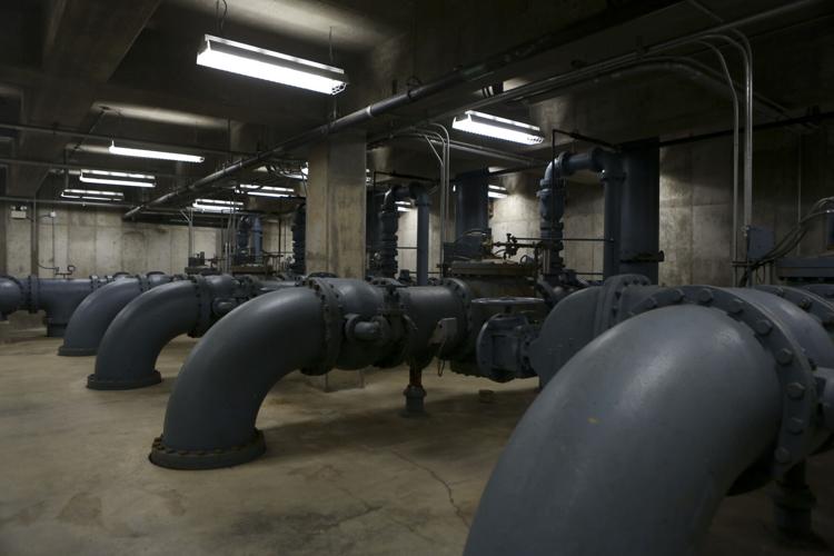 Spring Hollow Reservoir water intake from Roanoke River 2014 file photo