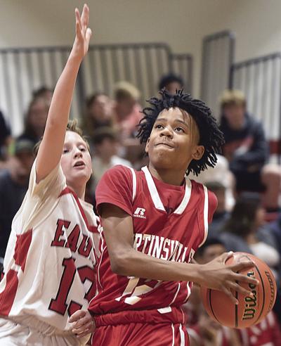 Seventh-grade hoops at home