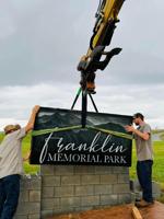 New sign at Franklin Memorial Park