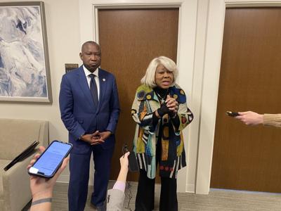 House Speaker Don Scott and Sen. Louise Lucas