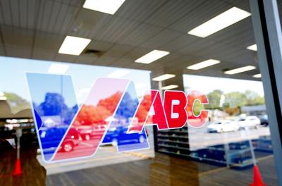 The Virginia ABC liquor store in Chic's Beach on April 22, 2020.