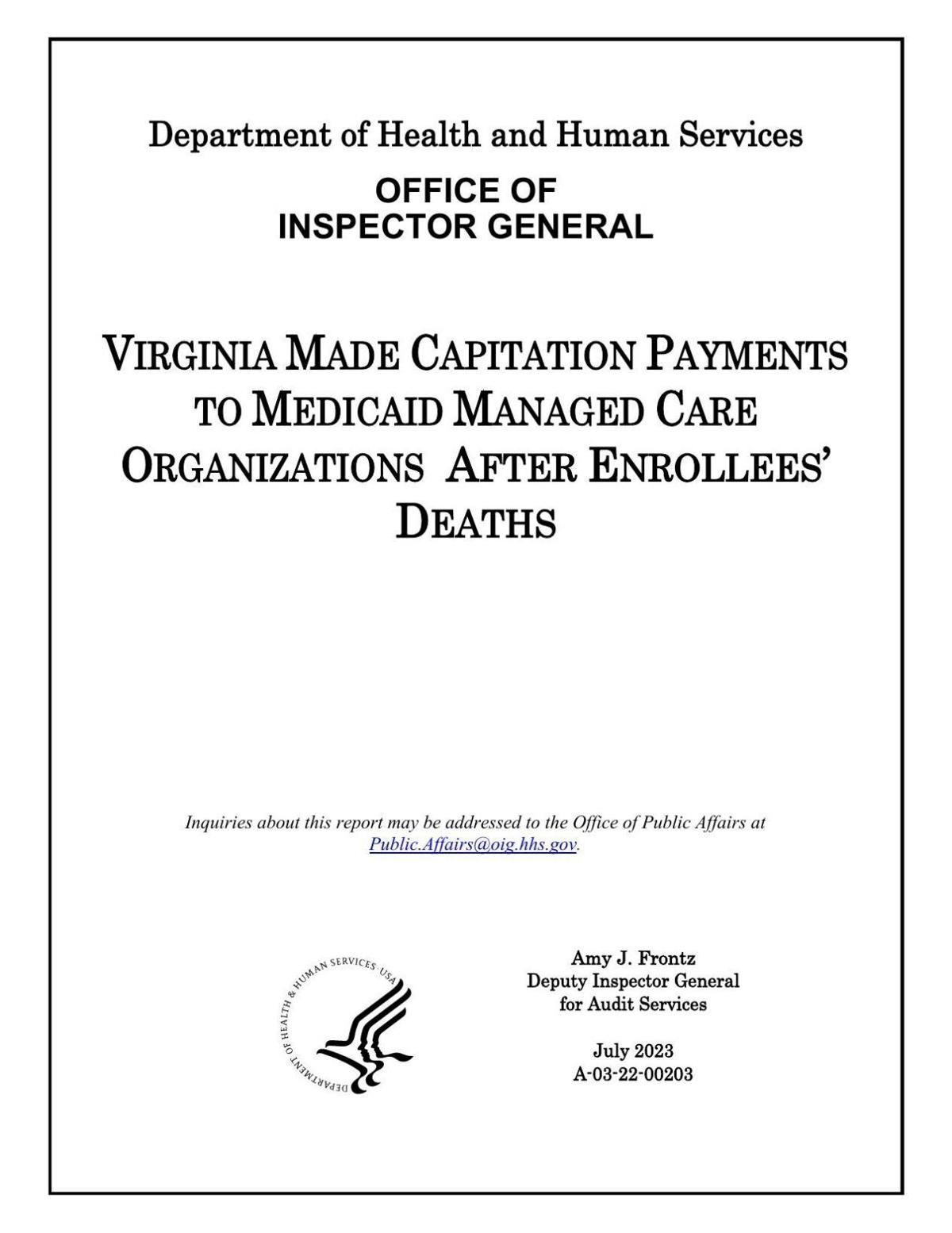 Inspector General's report