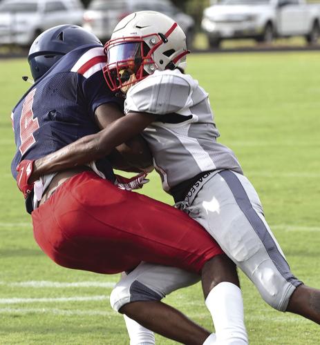 FIRST VARSITY SCRIMMAGES