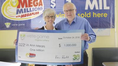 North Carolina couple claims $1 million lottery ticket