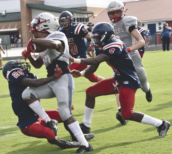 FIRST VARSITY SCRIMMAGES