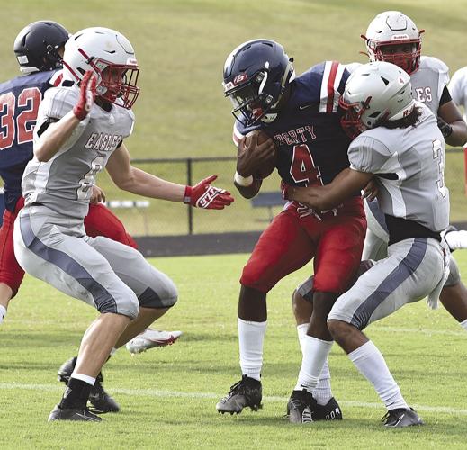 FIRST VARSITY SCRIMMAGES