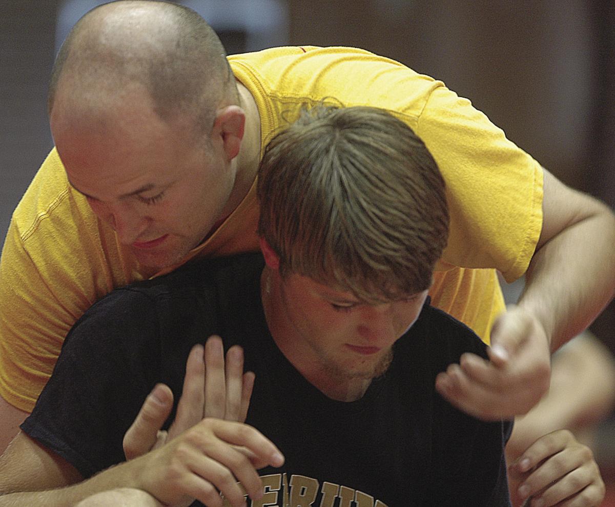 Workouts on the wrestling mat
