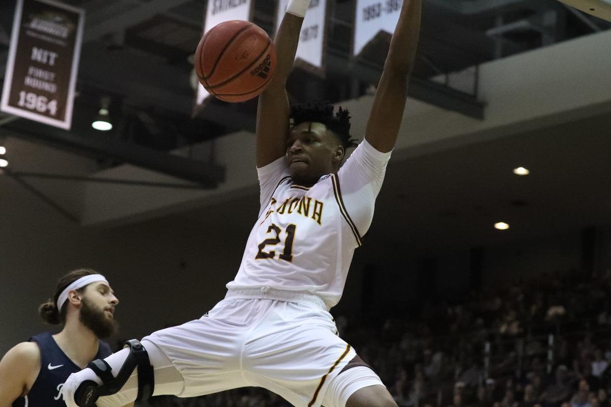 St. Bonaventure Bonnies center Osun Osunniyi