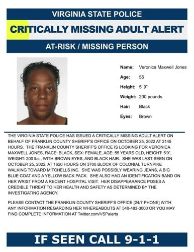 Veronica Jones VSP alert