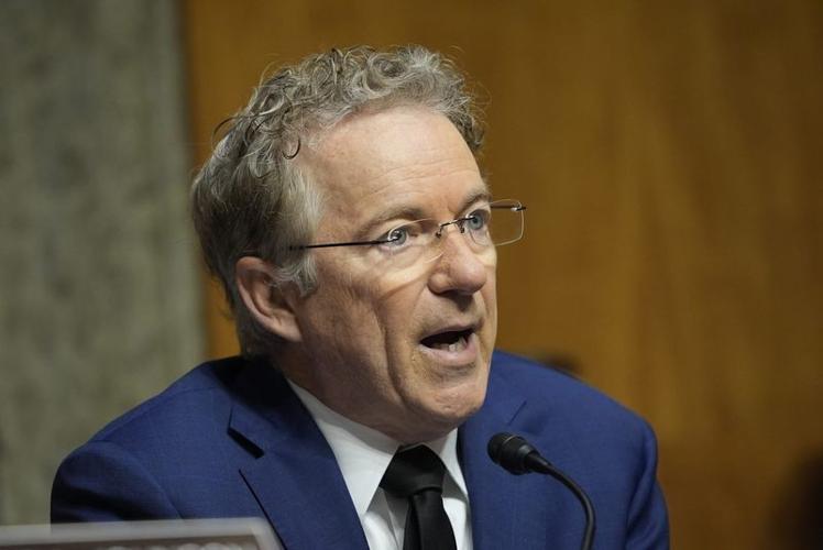 Sen. Rand Paul, R-Kentucky, speaks during a confirmation hearing for Sen. Markwayne Mullin, R-Oklahoma, to be the next Secretary of the Department of Homeland Security on March 18, 2026.