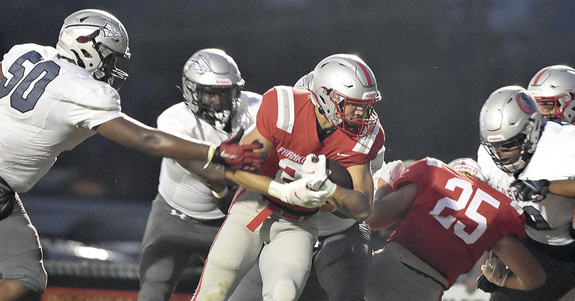 Davidson Scores Five Touchdowns As Liberty Routs Franklin County