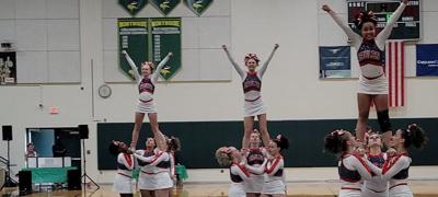 Cheer squad finishes fifth in Blue Ridge competition