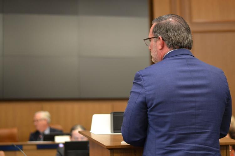 Commissioner Nelson Smith speaks to JLARC on Dec. 11