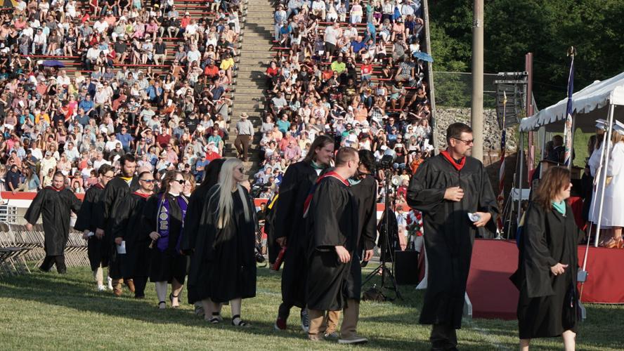 Teachers at FCHS 2022 graduation