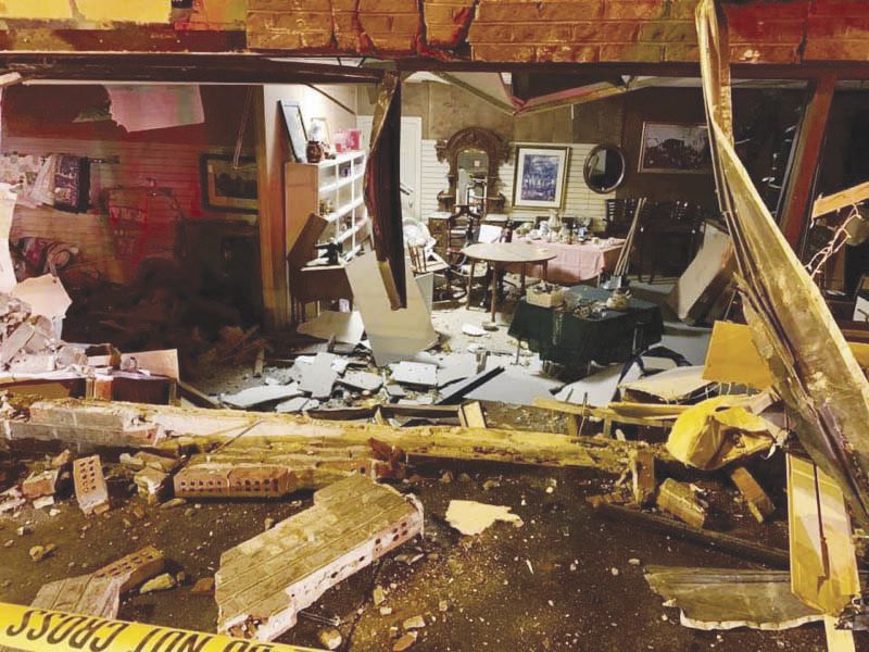 Vehicle crashes into Rocky Mount building News