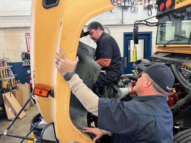 Franklin County Public Schools bus mechanics 1