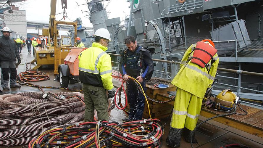 The Sullivans Diving (copy)