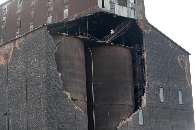 Great Northern grain elevator damage