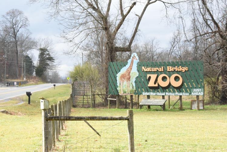 Natural Bridge Zoo road sign 12.31.2024