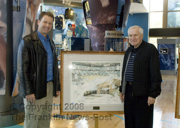 Hart's print depicts Tar Heels' tradition