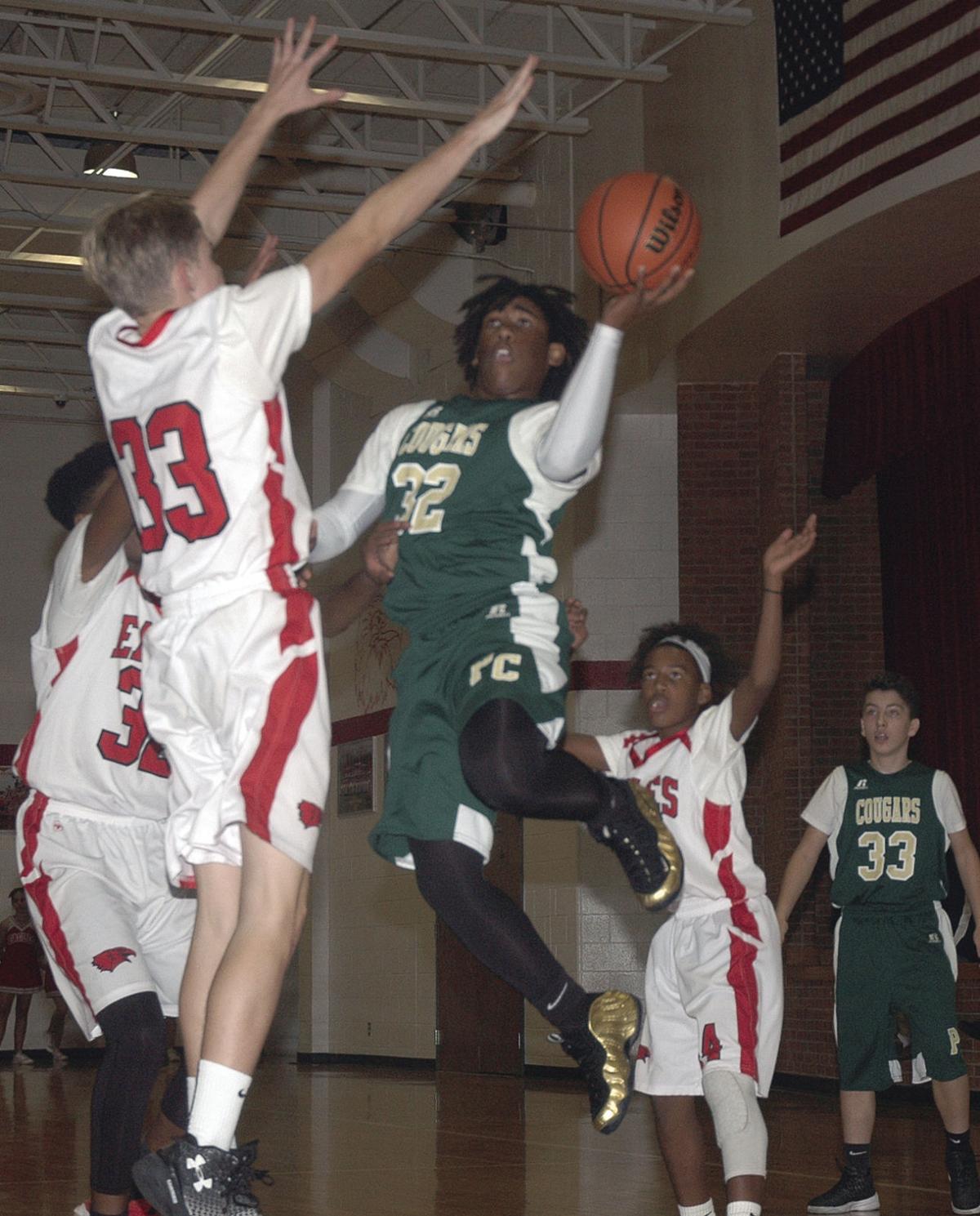 Middle School Boys Basketball Eagles Open District Play With Rout