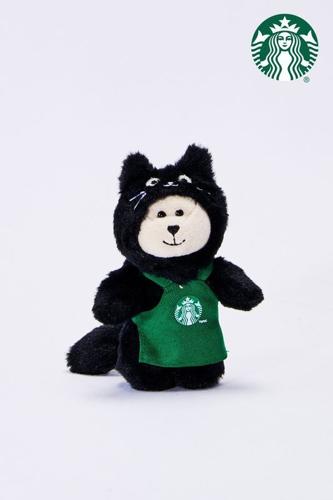 Starbucks is releasing a black cat Bearista plug bag charm for $14.95 on Sept. 15, 2026.